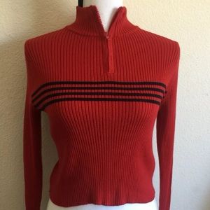 Brandy Melville Quarter Zip Crop Pullover